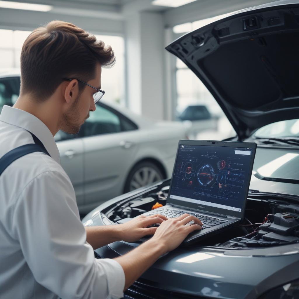 Проверка истории и технического состояния подержанного легкового автомобиля у официального дилера